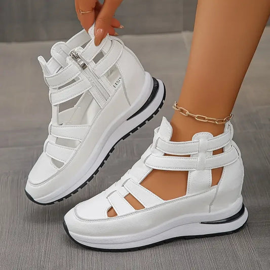 Agatha Comfort Sandals White