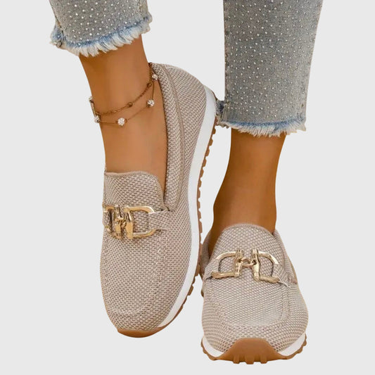 Lili™ Orthopedic Loafer Sneakers - Beige