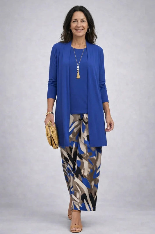 Jenilyn™ Classic Elegance Three-Piece Set - Blue
