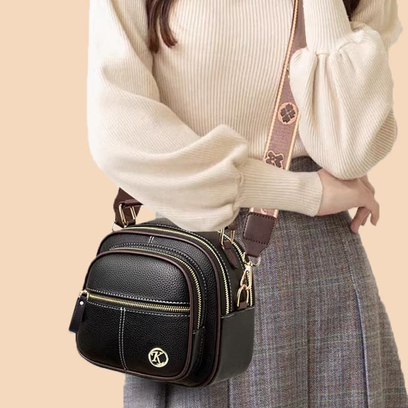 Megan Crossbody Bag - Black