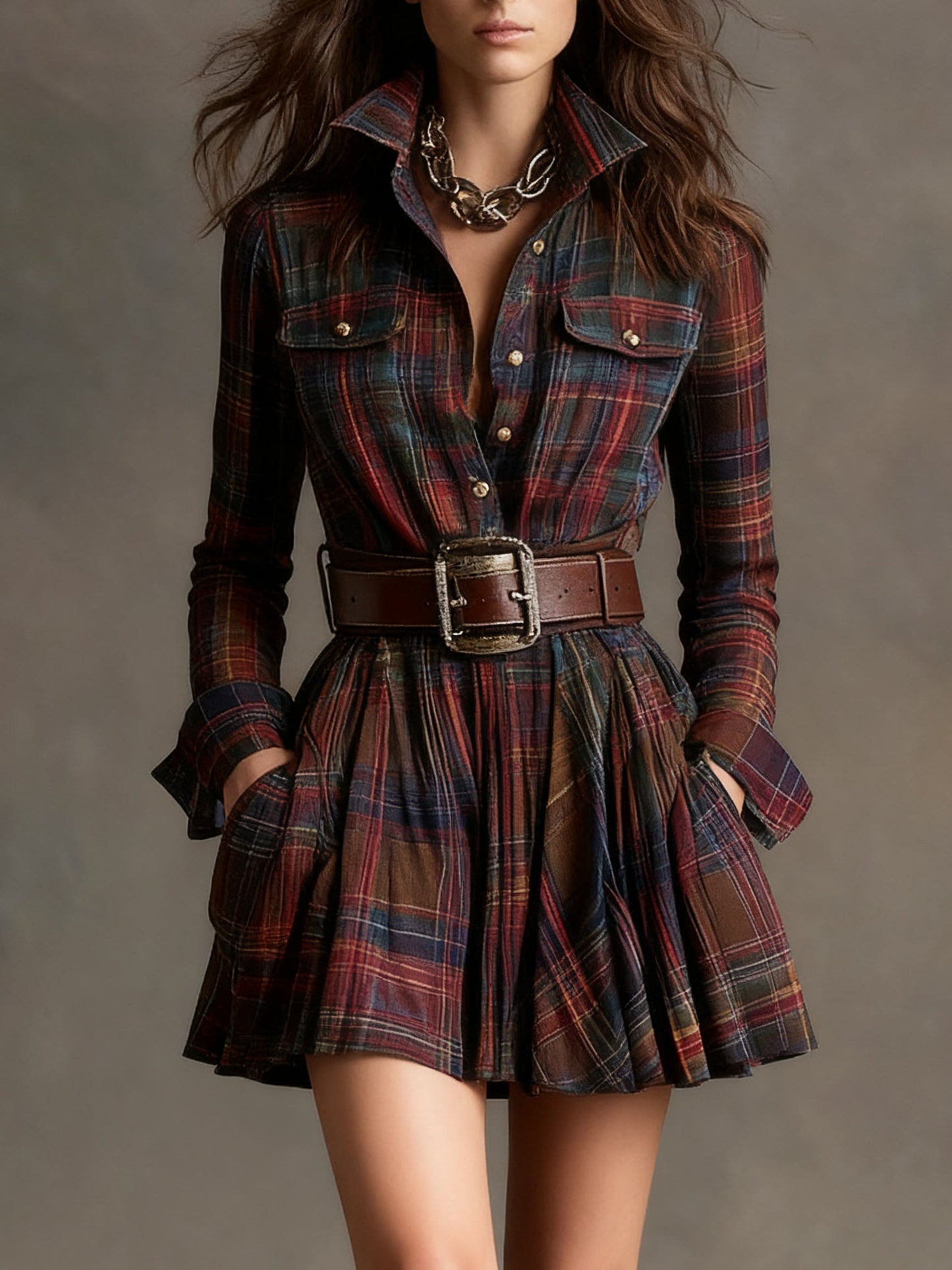 Ruby | Vintage Look Shirt Dress