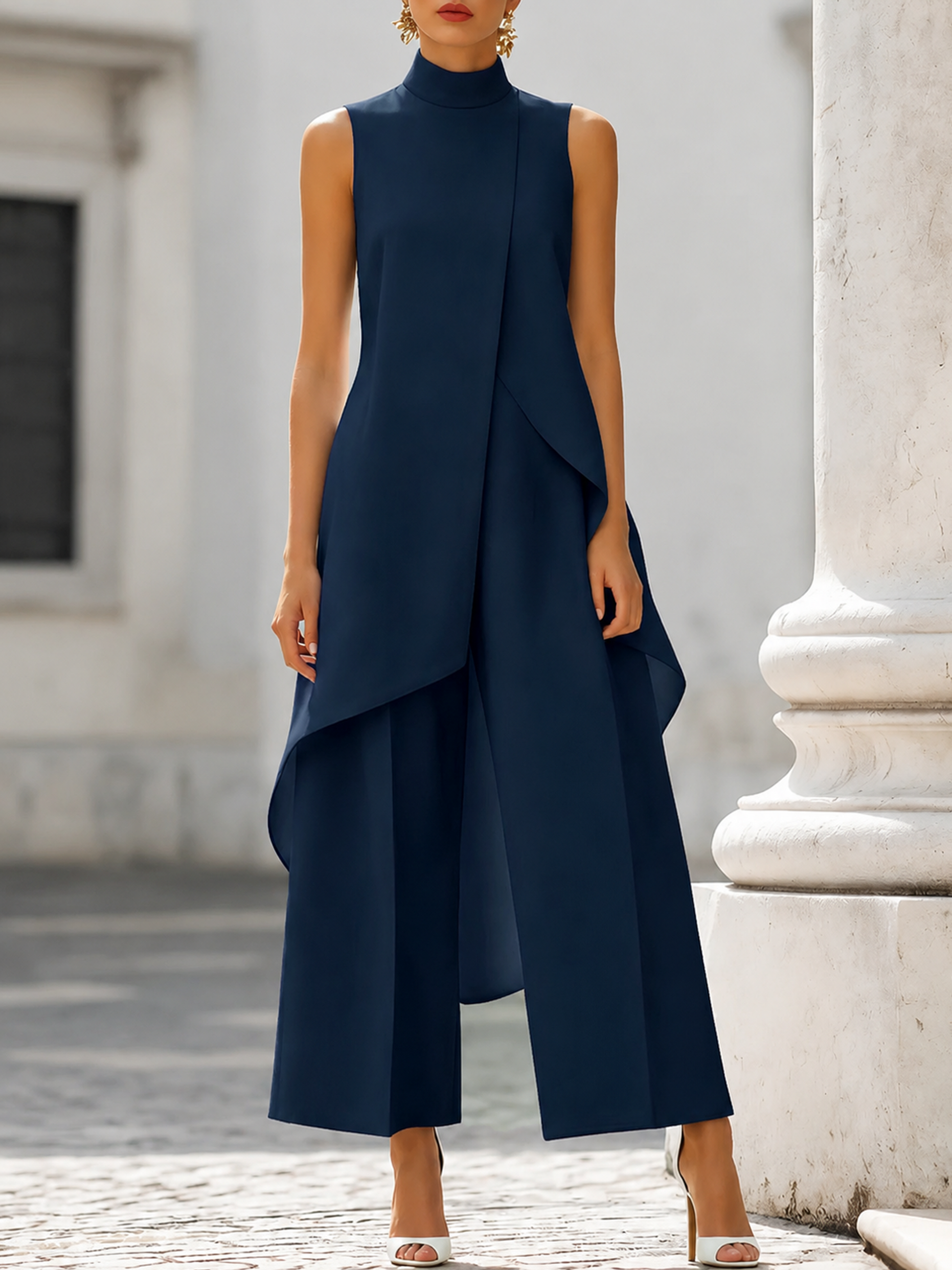 Camara Pant Set Navy Blue