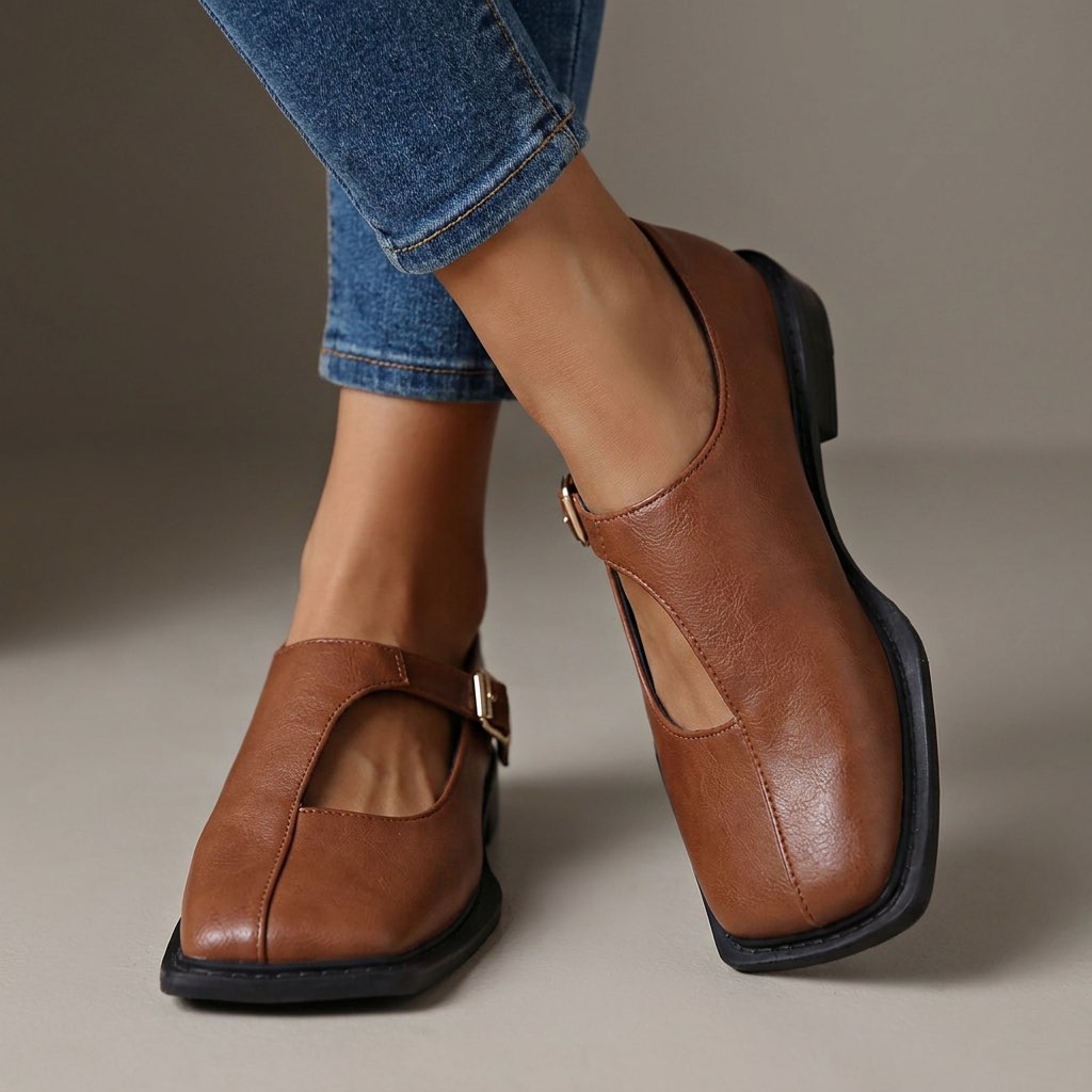 Rosalie™ Comfort Flats — Light Brown
