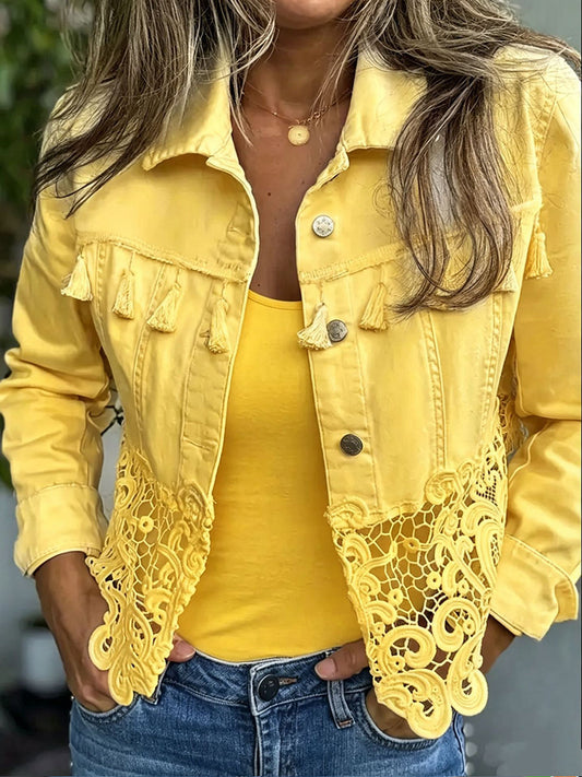 Kambria™ Fringe & Lace Jacket