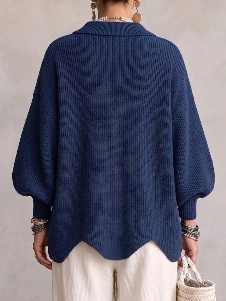 Isadora™ Oversized Collared Cardigan