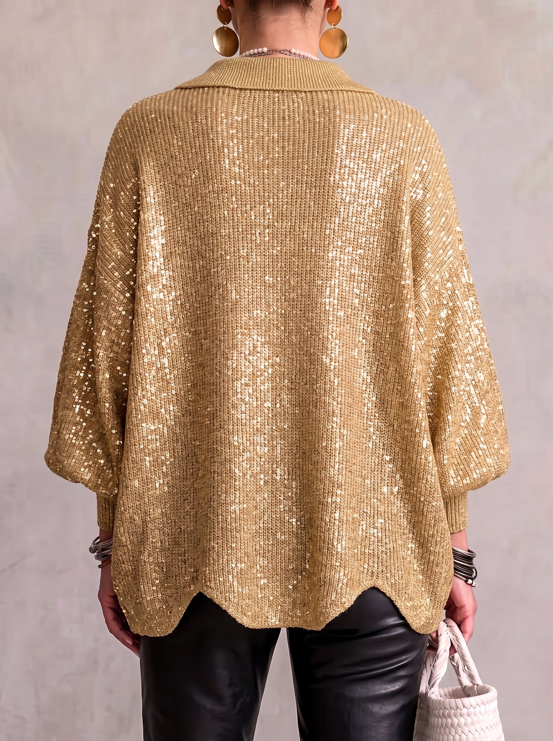 Isadora™ Oversized Collared Cardigan