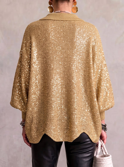 Isadora™ Oversized Collared Cardigan