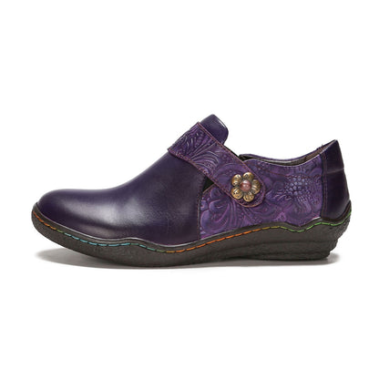 Vintage Genuine Leather Comfy Flat Shoes