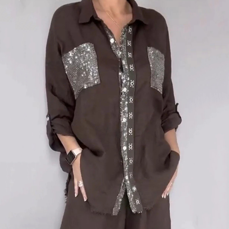 Lesia™ Elegant Set Coffee Brown